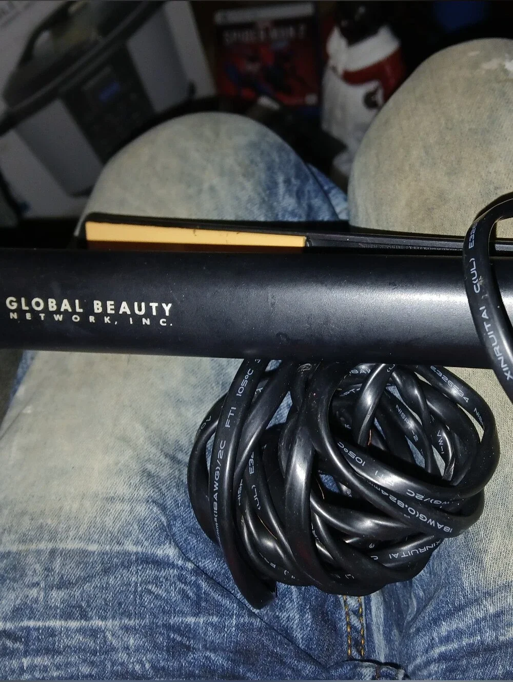 Professikna Grade Hair Straightner Gold Plates by Global Beauty Network Inc